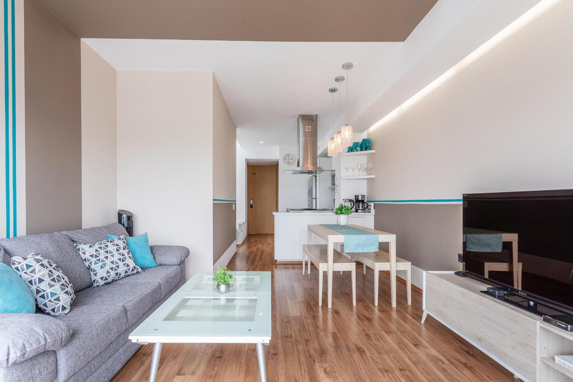 View Penthouse Private Rooftop, Wi-fi 500mbps, Air Conditioning, Grill, Pool And Gym Apartment Mexico City