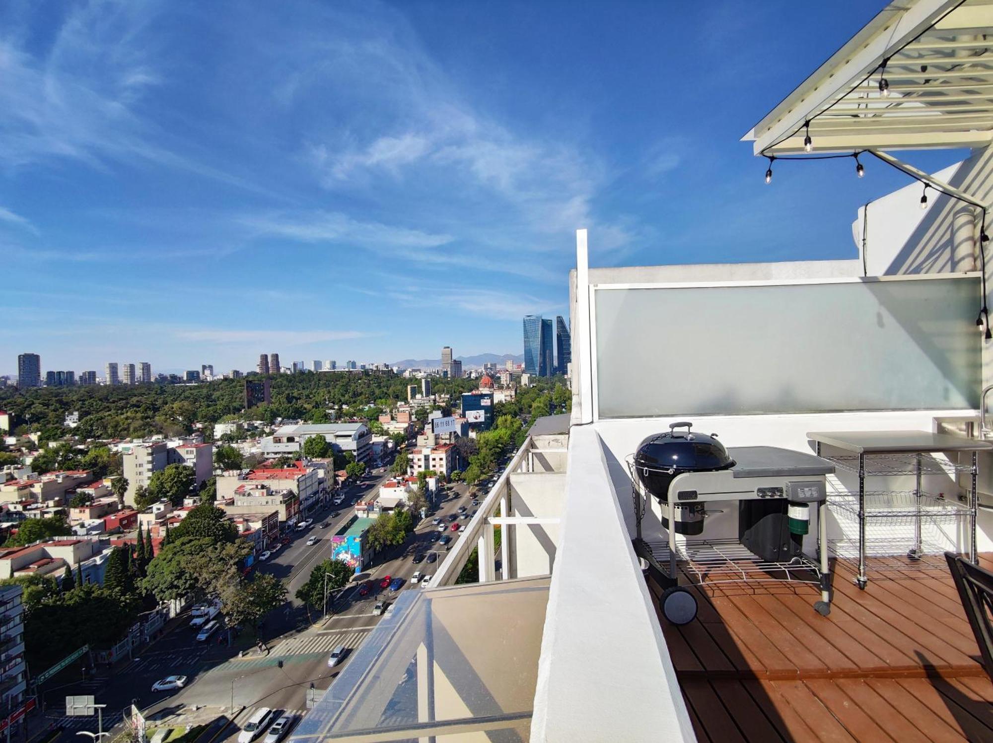 Apartment View Penthouse Private Rooftop, Wi-fi 500mbps, Air Conditioning, Grill, Pool And Gym *