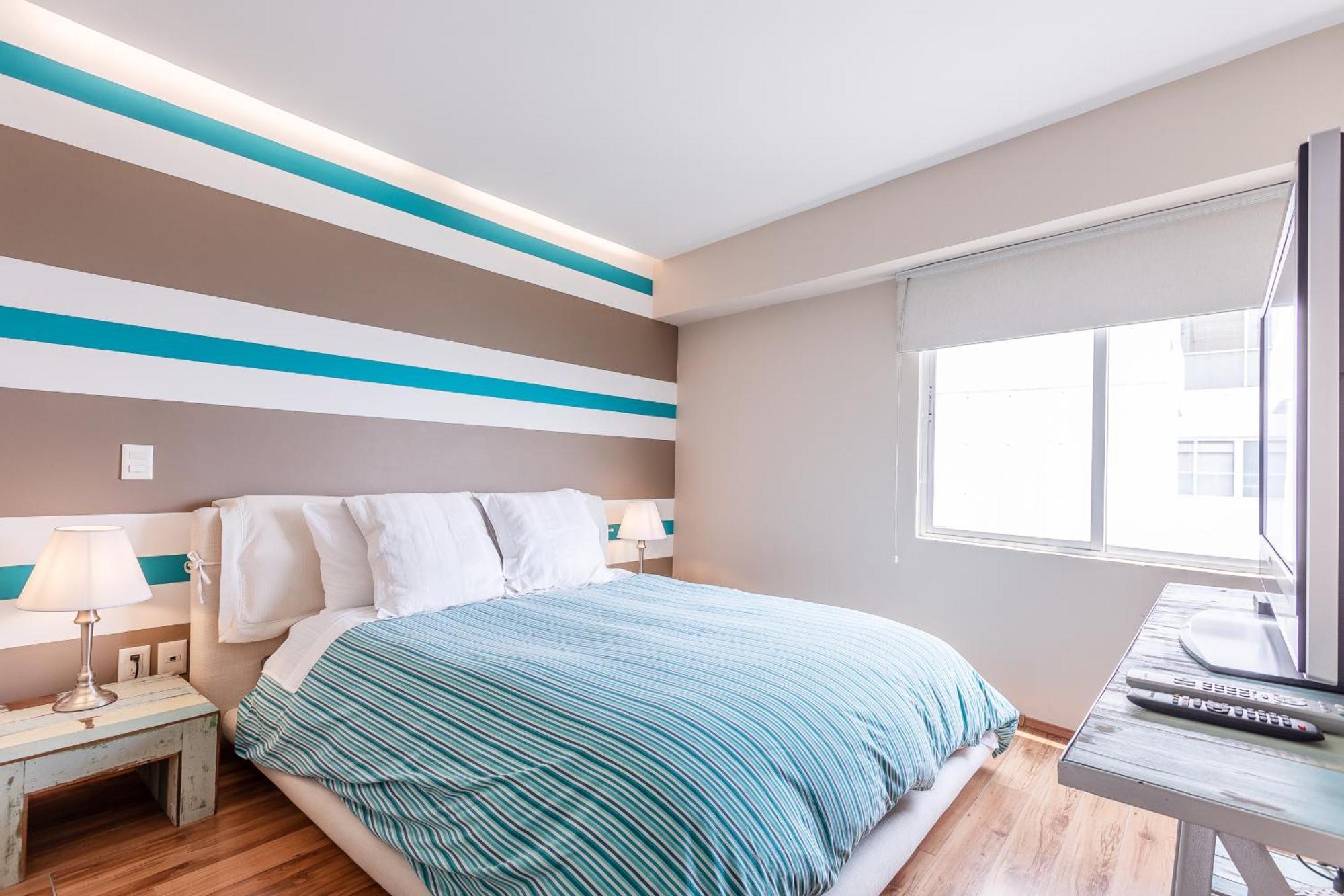 View Penthouse Private Rooftop, Wi-fi 500mbps, Air Conditioning, Grill, Pool And Gym Apartment *