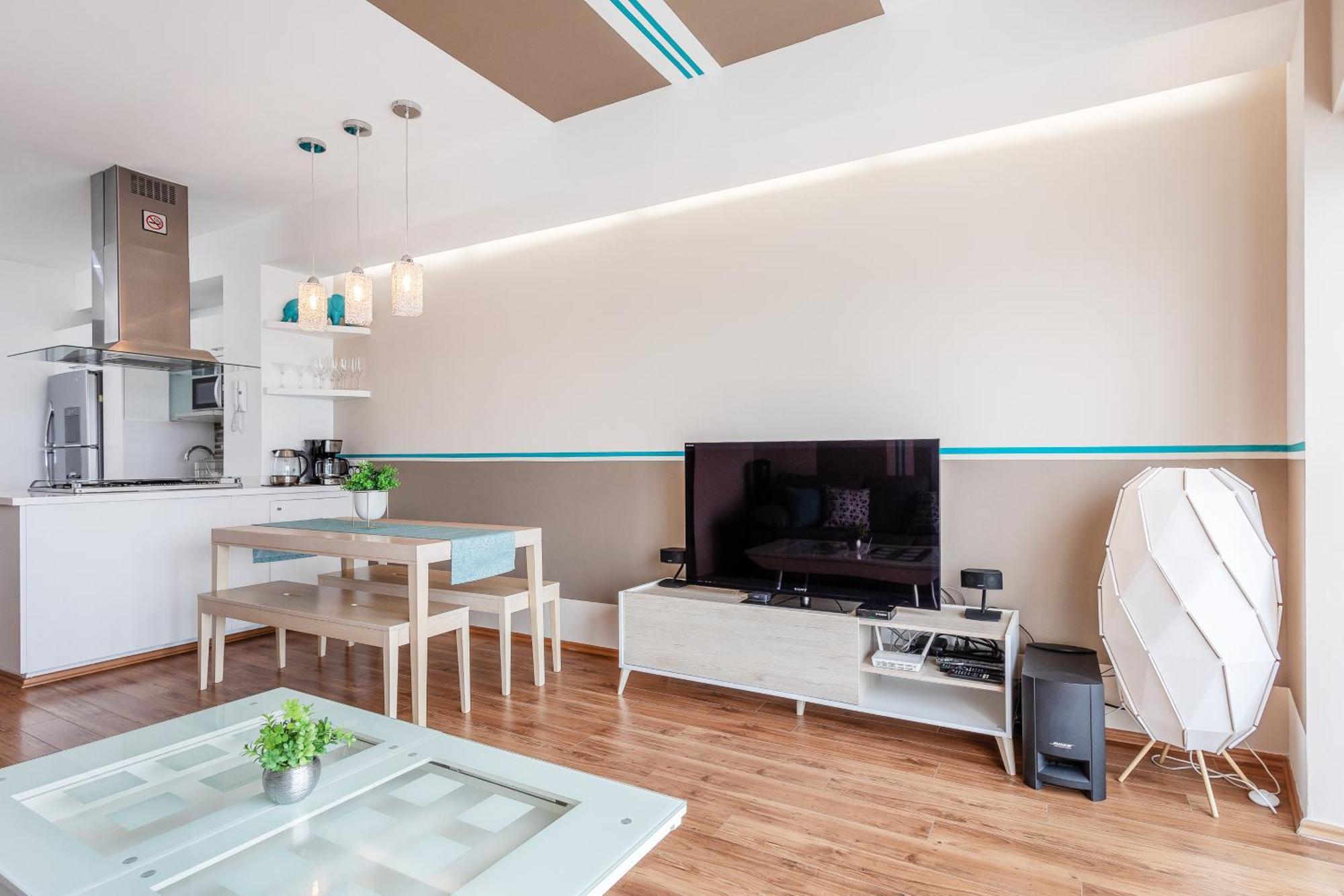 View Penthouse Private Rooftop, Wi-fi 500mbps, Air Conditioning, Grill, Pool And Gym Mexico City
