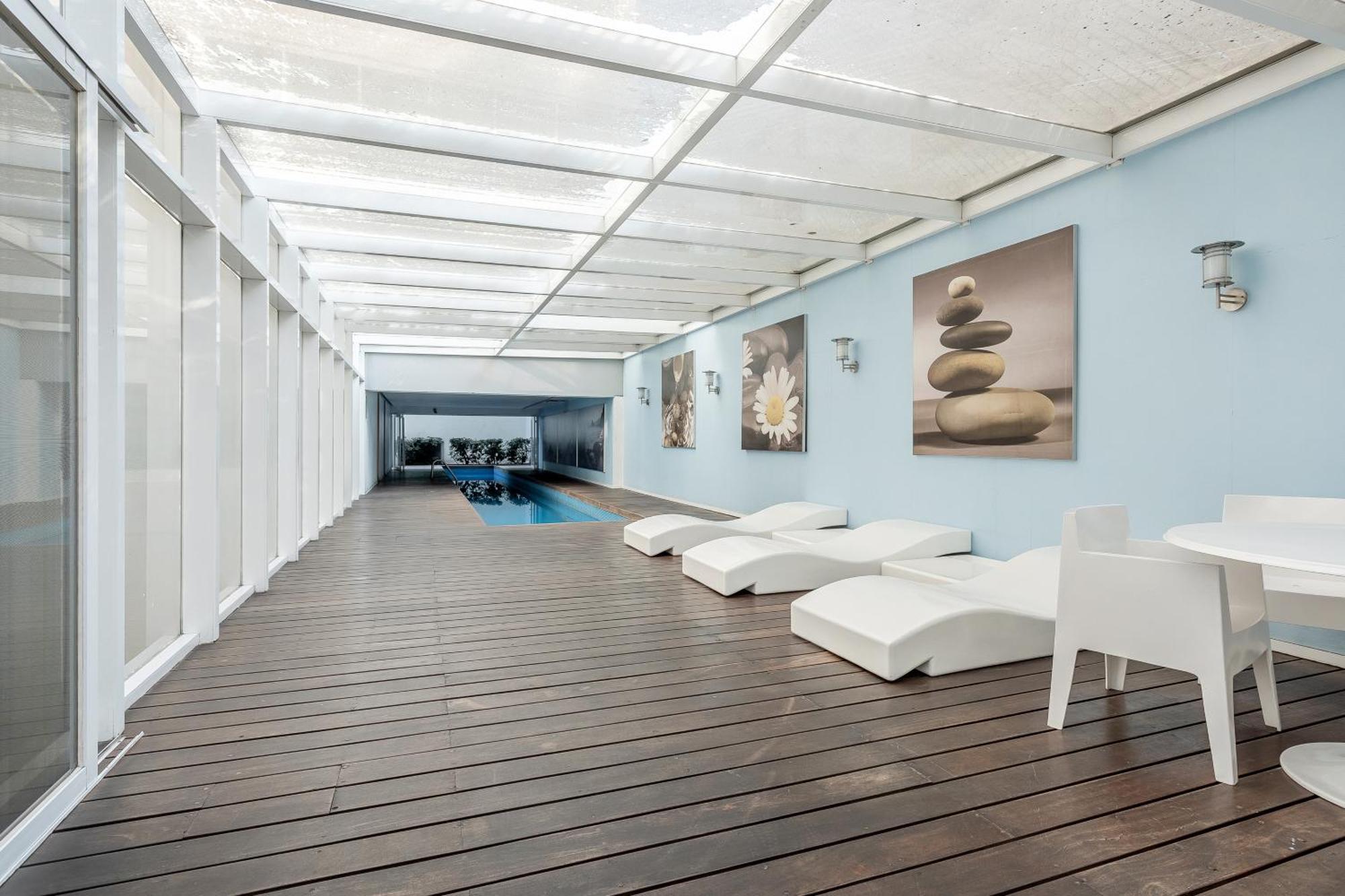 View Penthouse Private Rooftop, Wi-fi 500mbps, Air Conditioning, Grill, Pool And Gym Apartment *