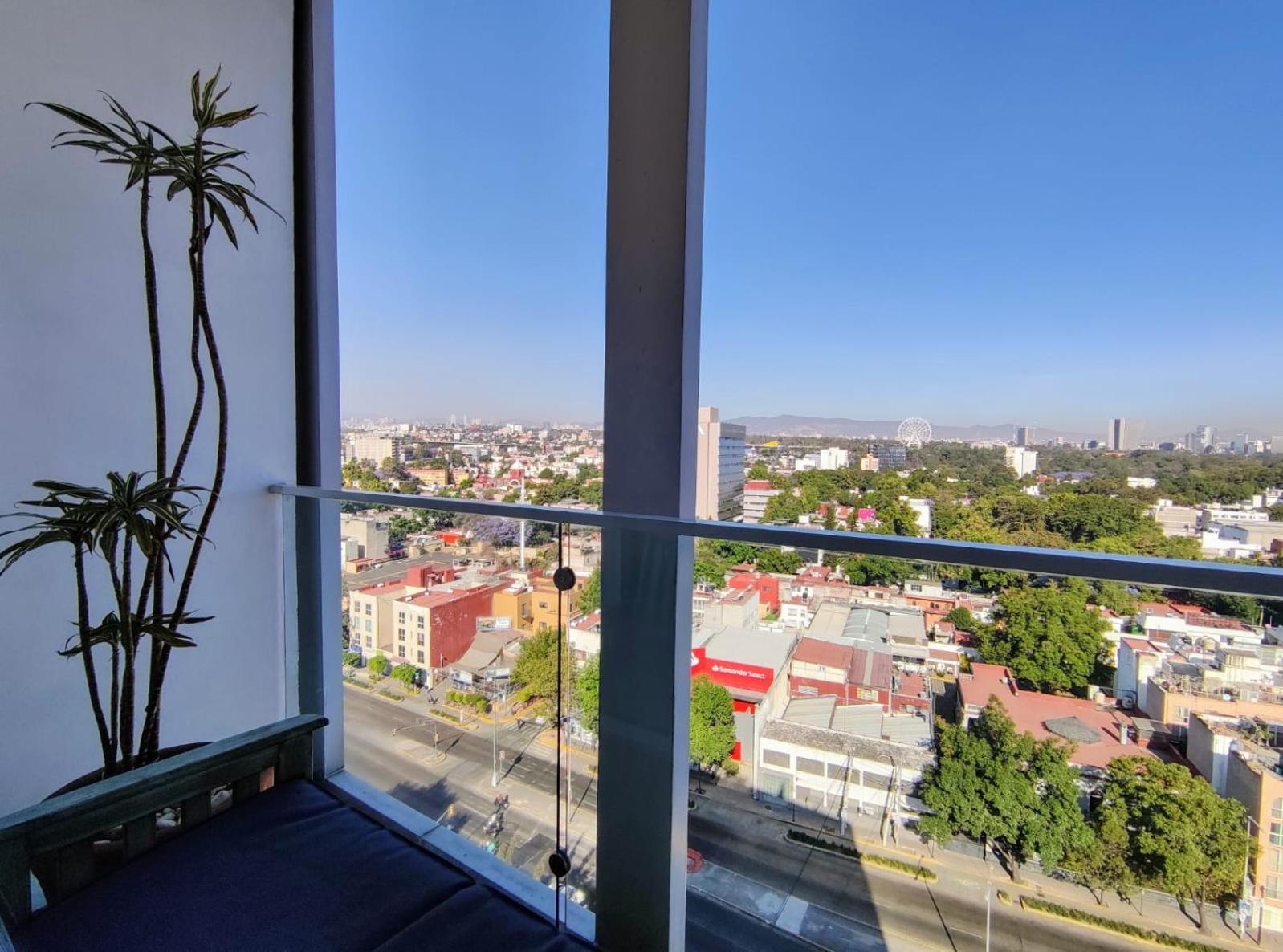 View Penthouse Private Rooftop, Wi-fi 500mbps, Air Conditioning, Grill, Pool And Gym * Mexico City